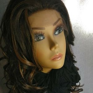 Luxurious Body Curls Synthetic Wig